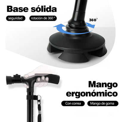 StepSafe® | Bastón de Apoyo Multifuncional